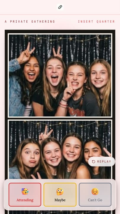Photobooth Strip template preview